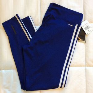 Adidas Climalite Stay Dry XL Pants Blue Tights